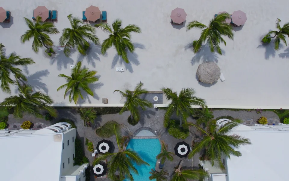 Aerial view of Pelican Reef Villas Resort